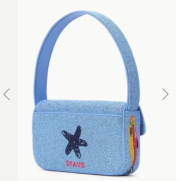 STAUD Staudines Tommy beaded bag Sardines - Picture 2 of 7